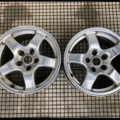 JDM Nissan R32 GT-R Genuine 8J+30 16 Wheels 2-Pack No Tires