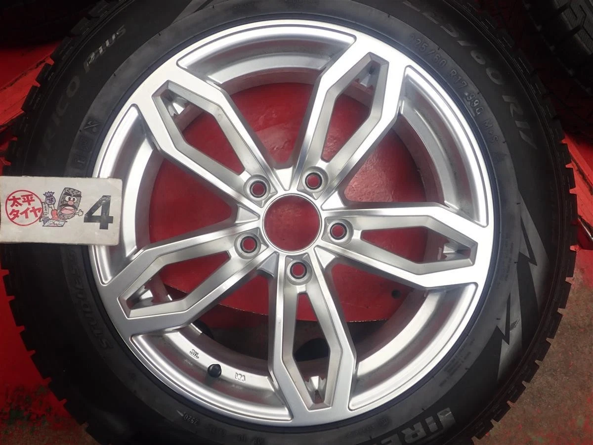 JDM BMW 4-Piece Set: Pirelli Ice Asymmetric Plus 225/60R17 99Q AGA Wel No Tires - Image 8