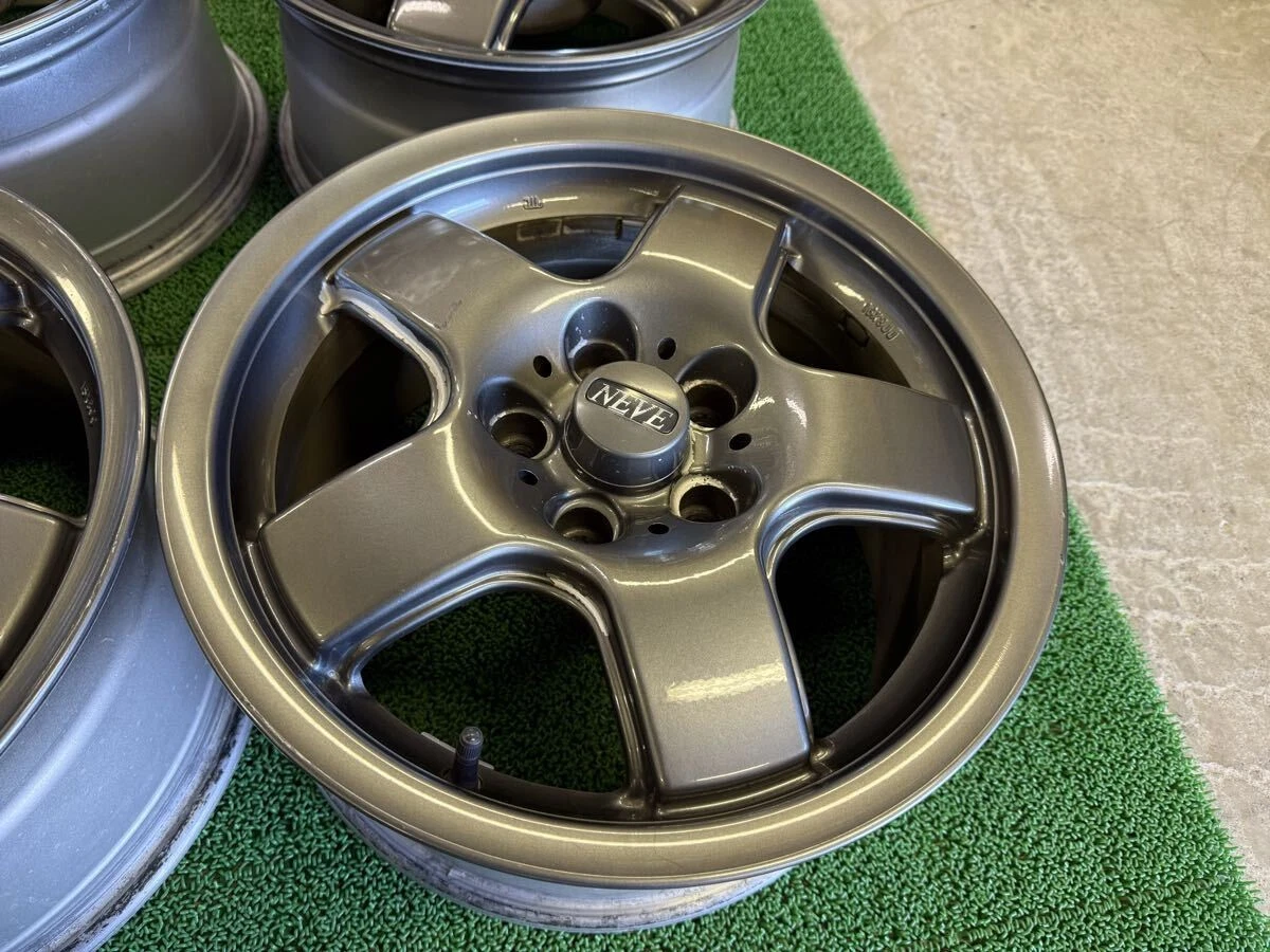 JDM Aftermarket NEVE F1 Supra wheels for Civic R32 GT-R etc. 16-inch 8 No Tires - Image 3