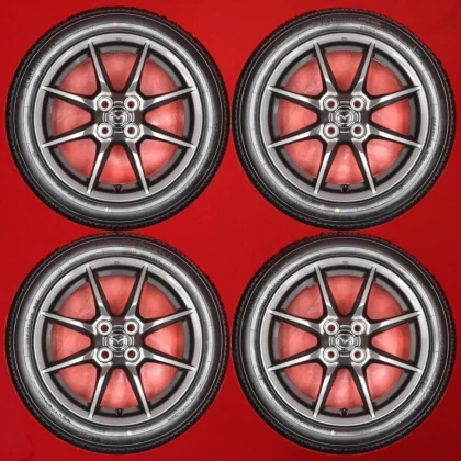 JDM Tires for the Roadster ND5RC: OEM 6.5J 16PCD100 4-lug +45 bolt pat No Tires