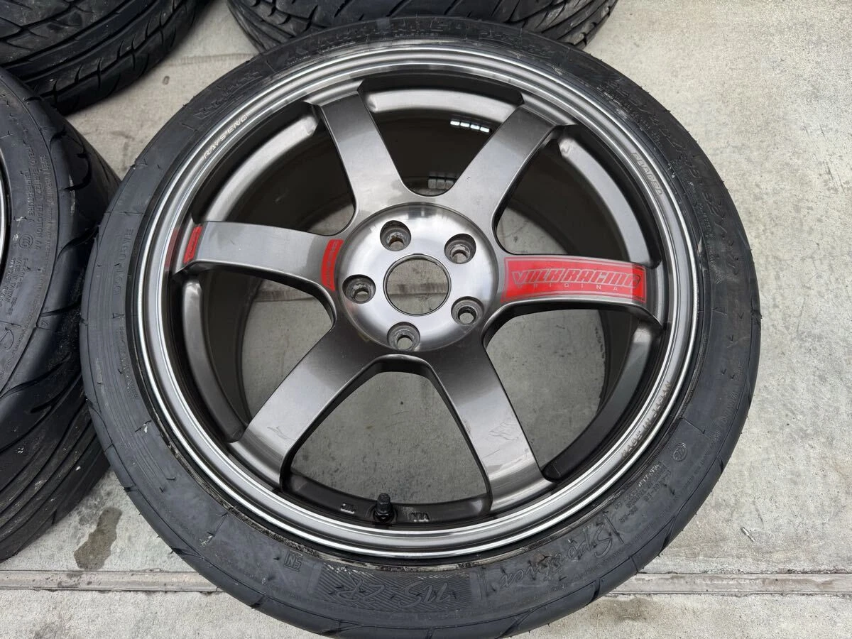 JDM TE37 SAGA SL 18inch 8.5J +45 PG 4Book NS2R FINALIST 225 45 18 PCD1 No Tires - Image 5