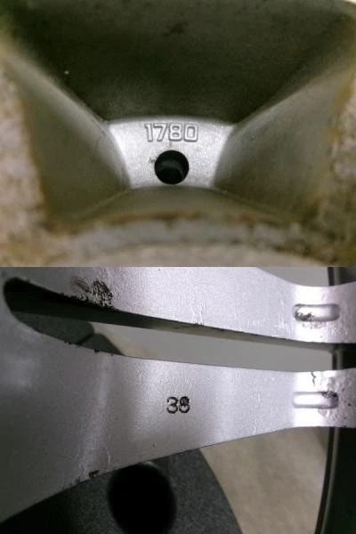 JDM Out of print rare RALLY SPARCO TARMAC 178J +38 5H100 wheels. Rare No Tires - Image 7