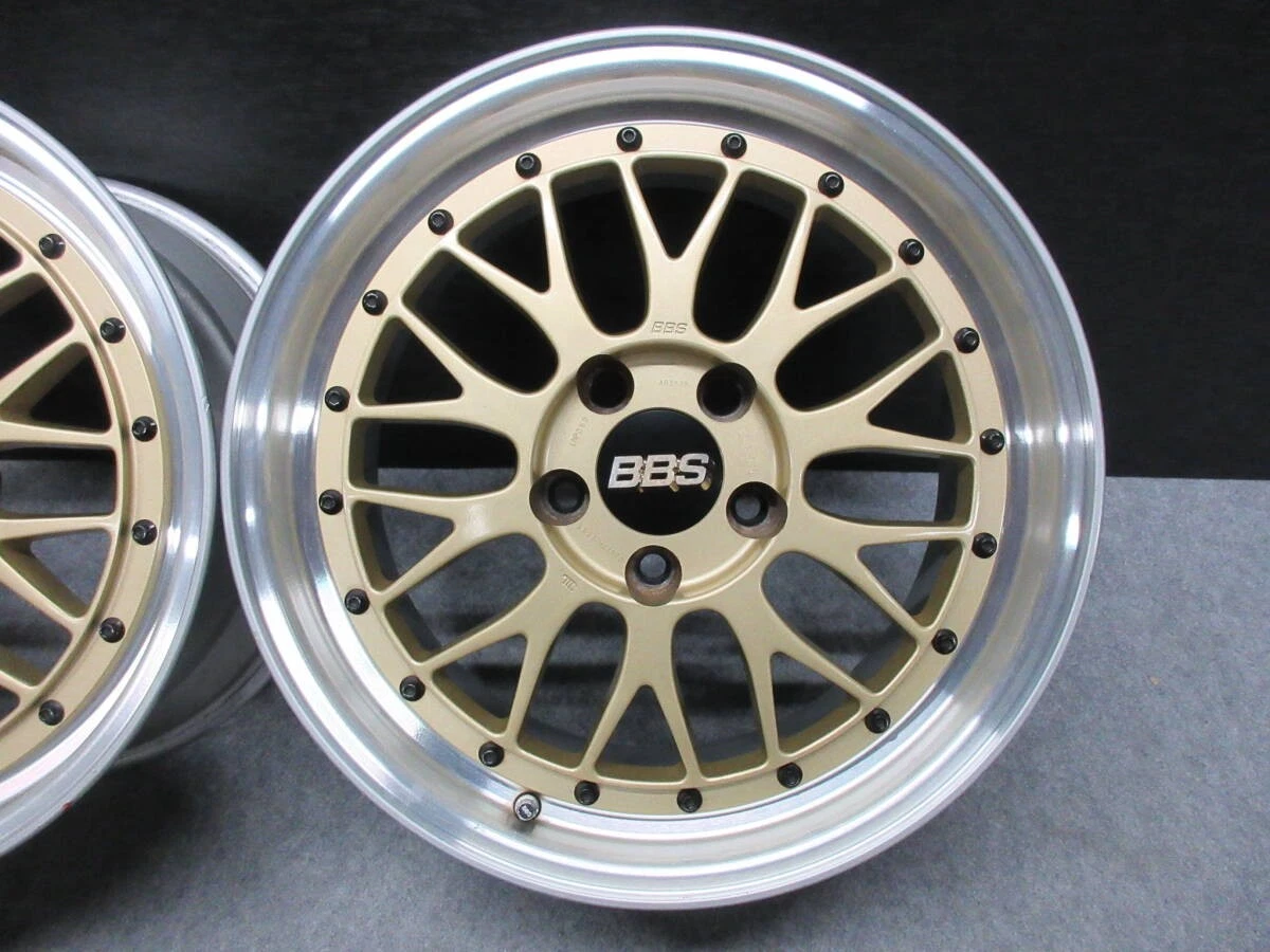 JDM Out of print model popular gold BBS LM 17 Crown Mark X Lexus Elgra No Tires - Image 3