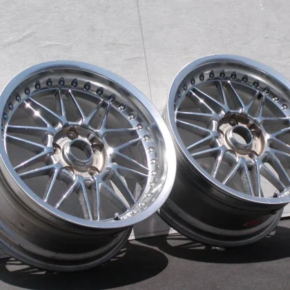 JDM Deep rims WORK LeZacks Mesh 9J +35 2Book S13 S14 S15 180SX R32 R34 No Tires