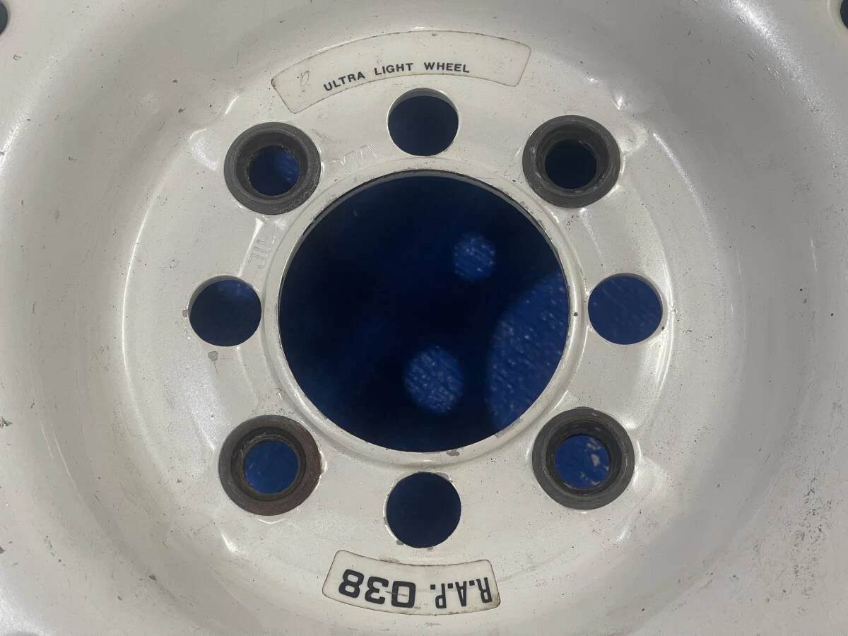 JDM Rare BS Bridgestone SUPER RAP Super Wrap 14_6J+35_114.3/4 White St No Tires - Image 6