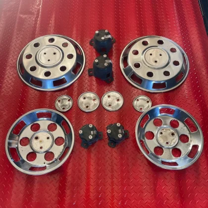 JDM Small size metal plated wheel cap cover for trucks No Tires