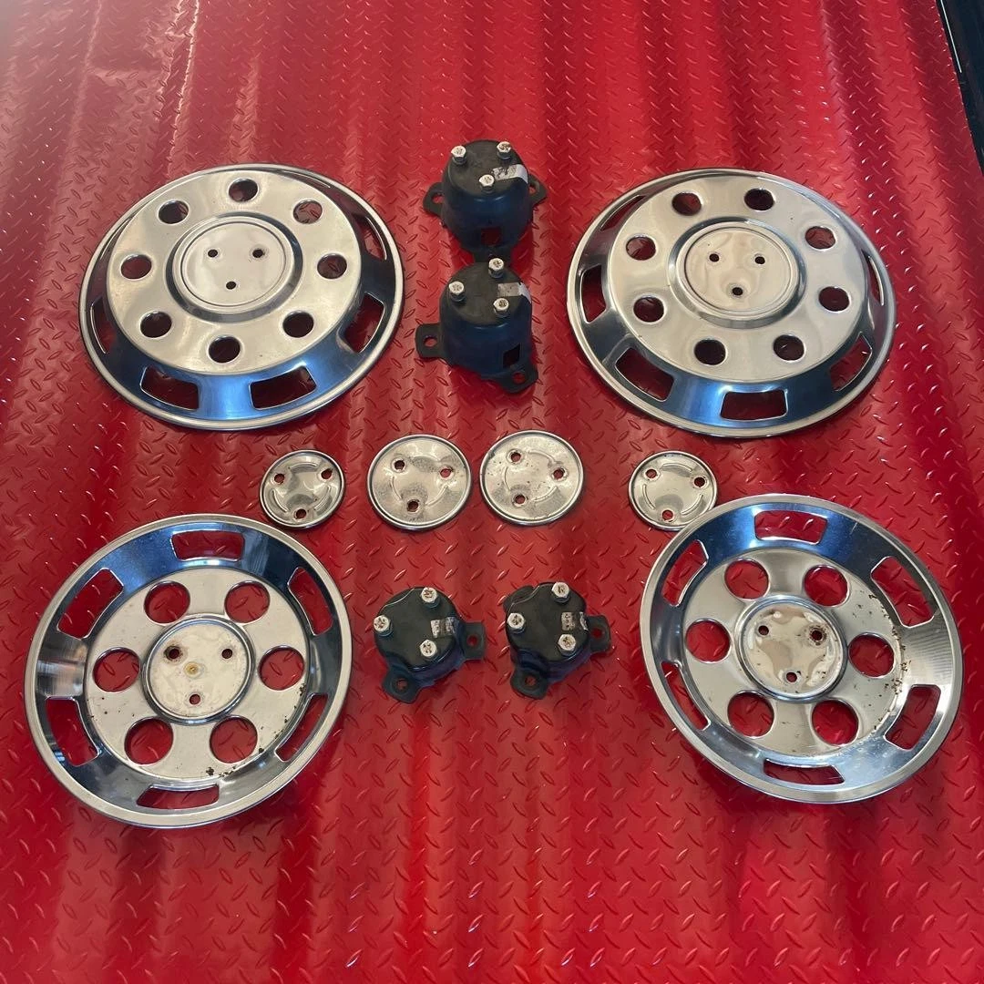 JDM Small size metal plated wheel cap cover for trucks No Tires