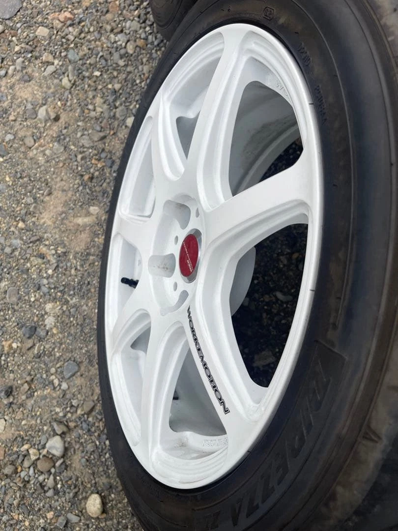 JDM work T7R 17x8.0 45 / 17x9.0 38 PCD114.3 No Tires - Image 12