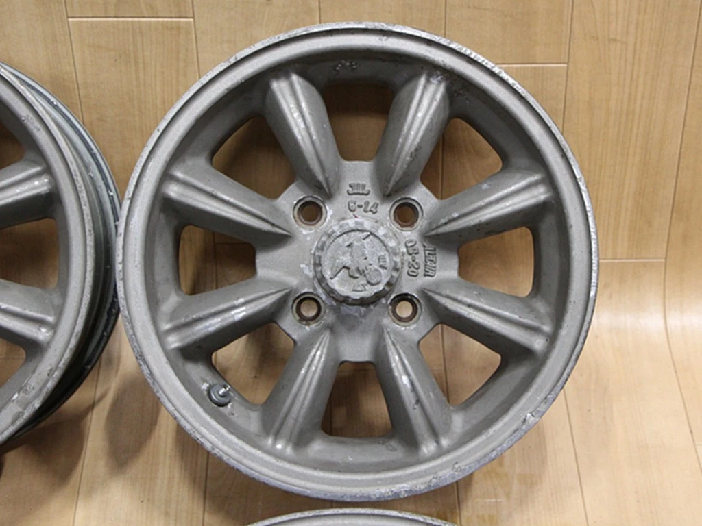 JDM B133 Rare Old Car ALTAIR 14X6J+20 PCD114.3 JDM USDM GX51 GX61 GX71 No Tires - Image 3