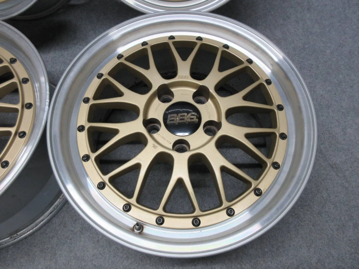 JDM No. 3 Popular Gold BBS LM 17 Supra Crown Mark II Altezza Subaru Le No Tires - Image 5