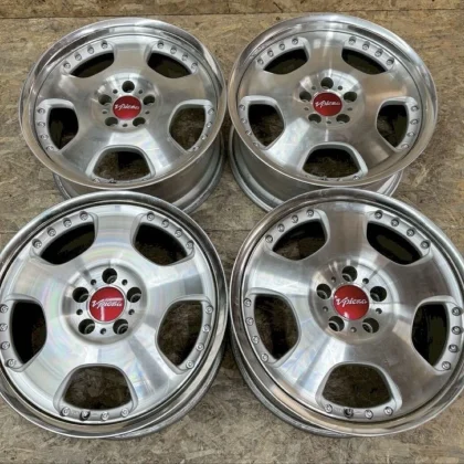 JDM Rare RAYS Tom's V-PIEZA 189J+45 9J+39 PCD114.3 5-hole 5H Out of Pr No Tires
