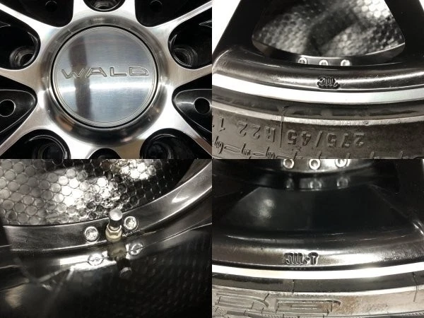 JDM ACCELERA M/T-01 275/45R22 Summer Mud Tires WALD Jarrett J11-C 2210 No Tires - Image 6