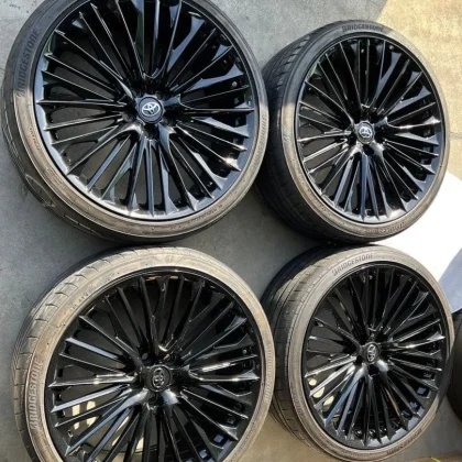 JDM WALD Genuine Line Wheels & Tires 21-inch Bridgestone 4Book for Alp No Tires