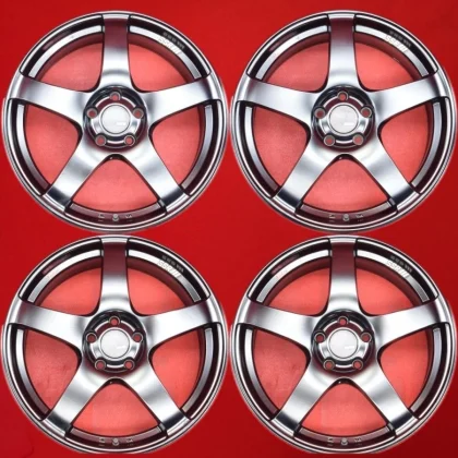JDM Lightweight 10.2kg SSR GTV 01 Used Wheels 4Book 8J 18PCD112 5x +35 No Tires
