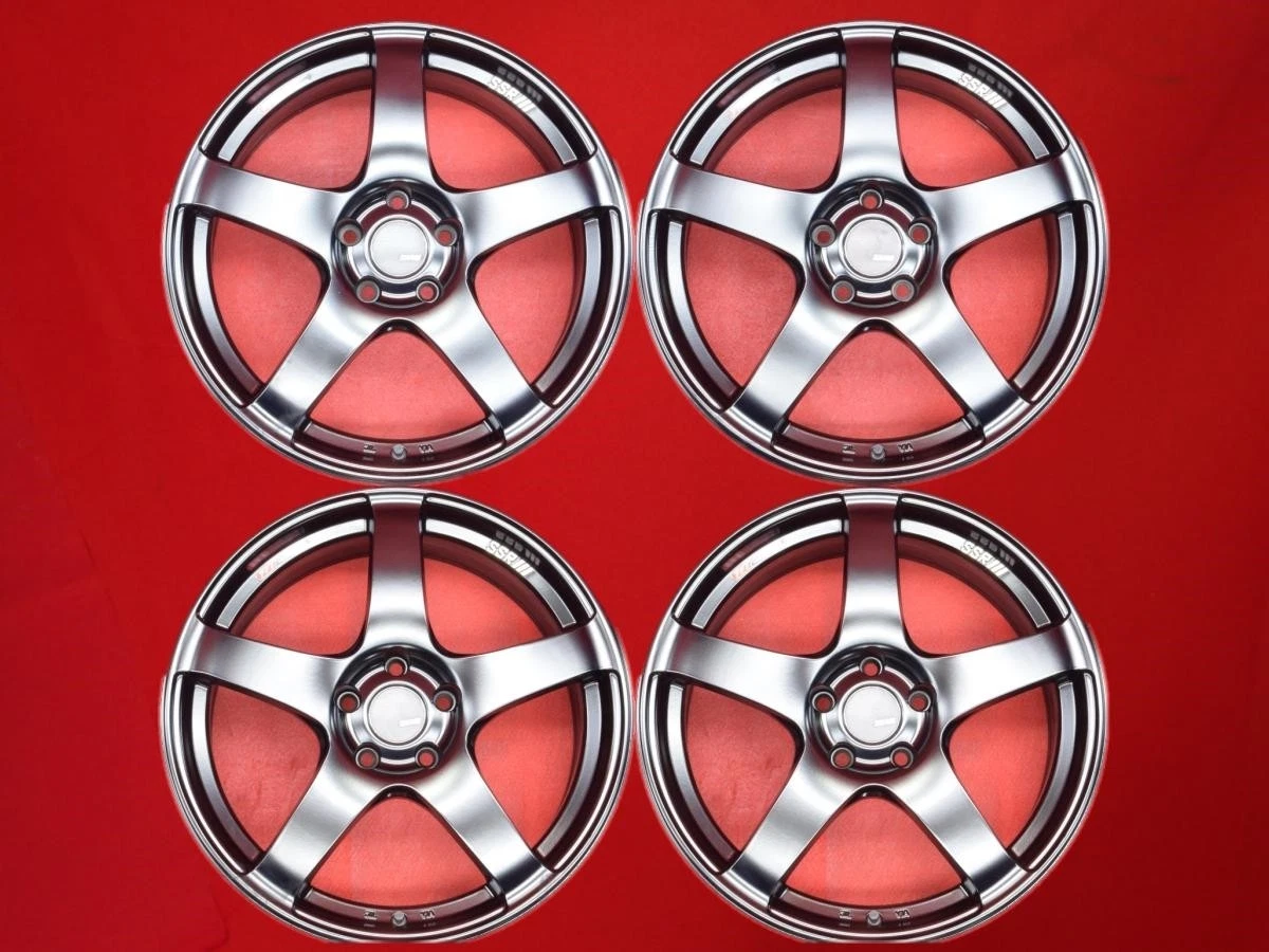 JDM Lightweight 10.2kg SSR GTV 01 Used Wheels 4Book 8J 18PCD112 5x +35 No Tires