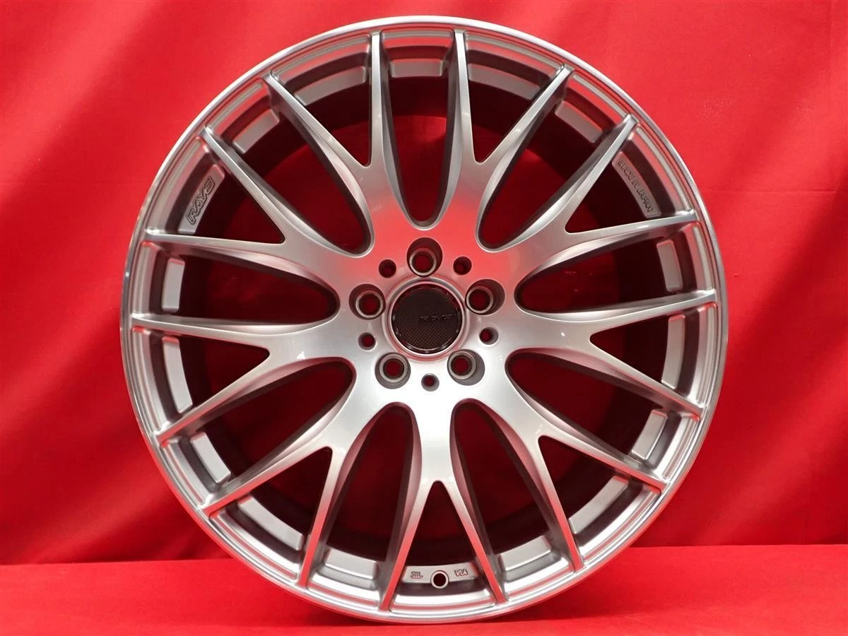 JDM RAYS Homura 2x9 4Wheels no tires 20x8.5+45 9.5+45 5x114.3 FBBKF - Image 6