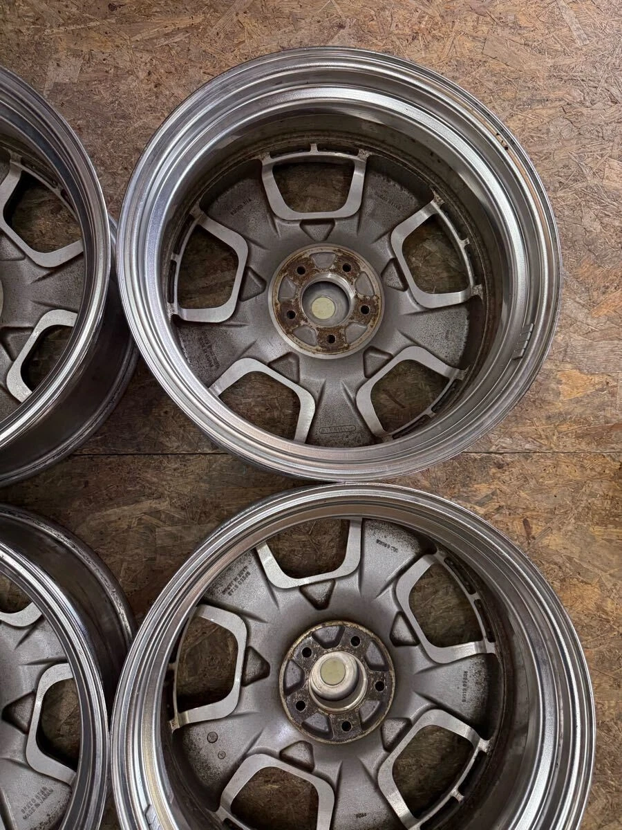 JDM Rare Vienna Dish 198.5J+45 PCD 114.3 5-hole 5H Deep Rim Crown for No Tires - Image 9