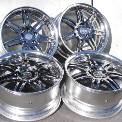 JDM Deep rims WORK Varianza T1S 8J 9J Crown Cima Mark X Soarer Vellfir No Tires