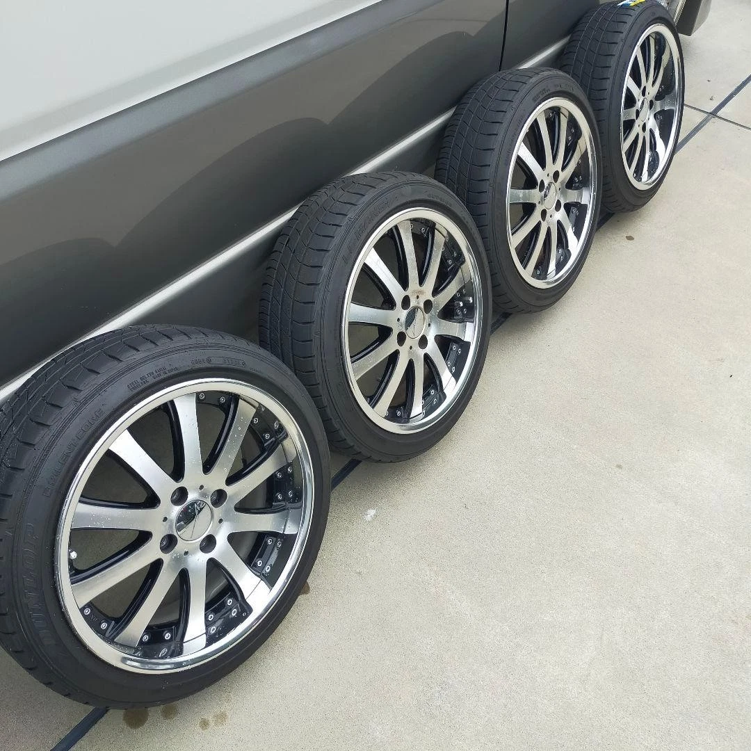 JDM DUNLOP 16 Wheel Set 5Book Spoke WORK No Tires - Image 2