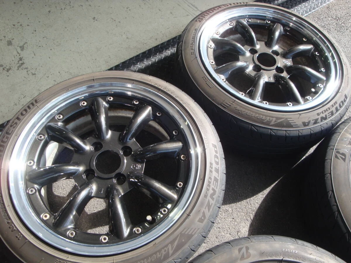 JDM Perfect for light trucks and kei cars Watanabe RS-8 15-inch alumin No Tires - Image 4