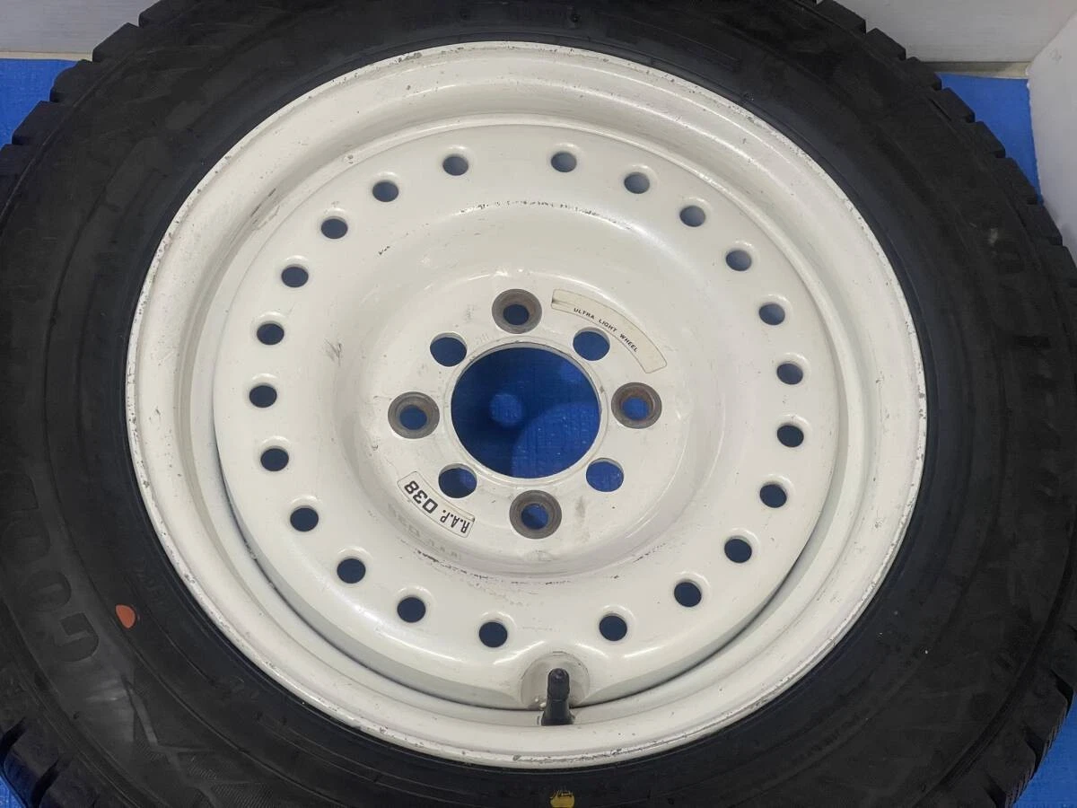 JDM Rare BS Bridgestone SUPER RAP Super Wrap 14_6J+35_114.3/4 White St No Tires - Image 3