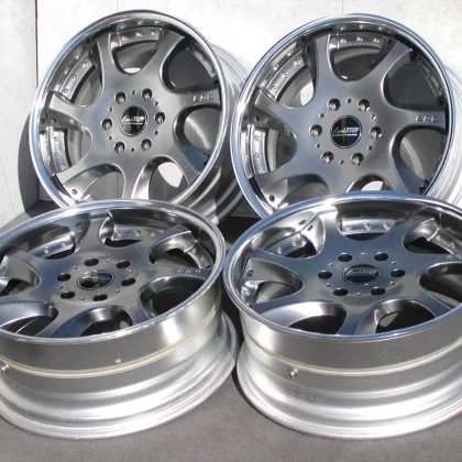 JDM Discontinued 3-piece model E&A EAC 8J+40 139.7-6H wheels for Toyot No Tires