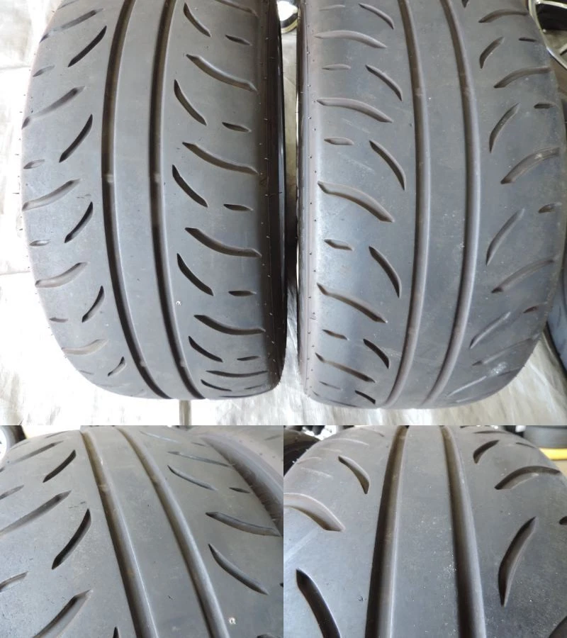 JDM Used BBS RI-A 025 wheels 189J+50 offset 5x120 bolt pattern Dunlop No Tires - Image 8