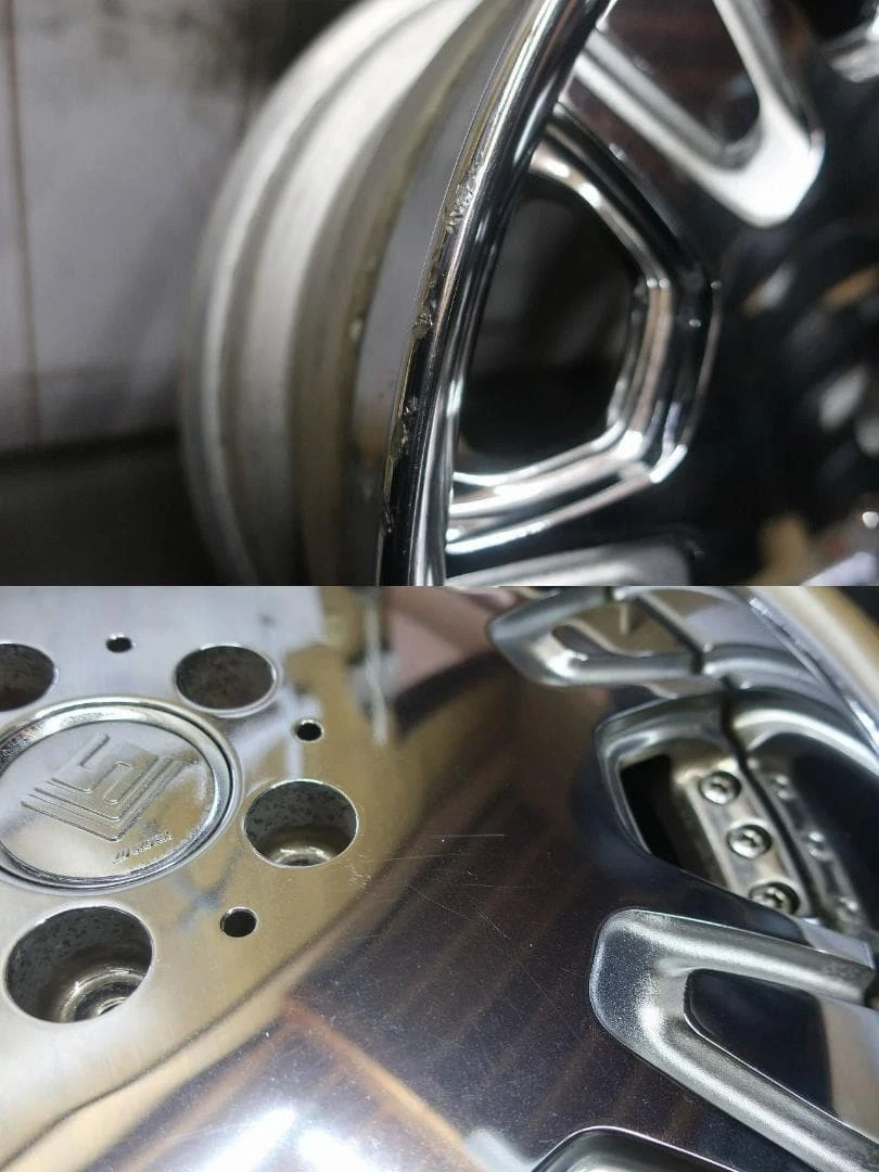 JDM WORK LS507 198.5J +45 9.5J +52 4Book Plated No Tires - Image 8