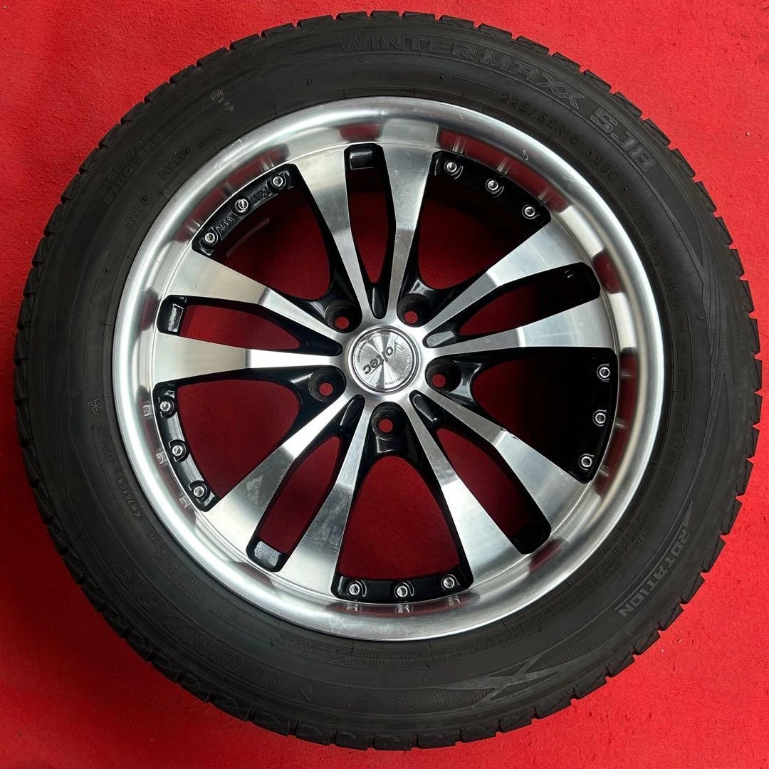 JDM 85% grooved BEST VOLTEC 18 inch x 7.5J +48 No Tires - Image 2