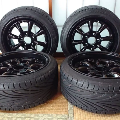 JDM Watanabe Wheels SSR RS8 Tire and Wheel 4-Book Set Home Painting No Tires