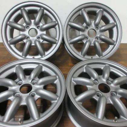 JDM ・ RSWatanabe Eight-Spoke RB 14in6J+38Actual 4-Hole PCD100 Repainti No Tires