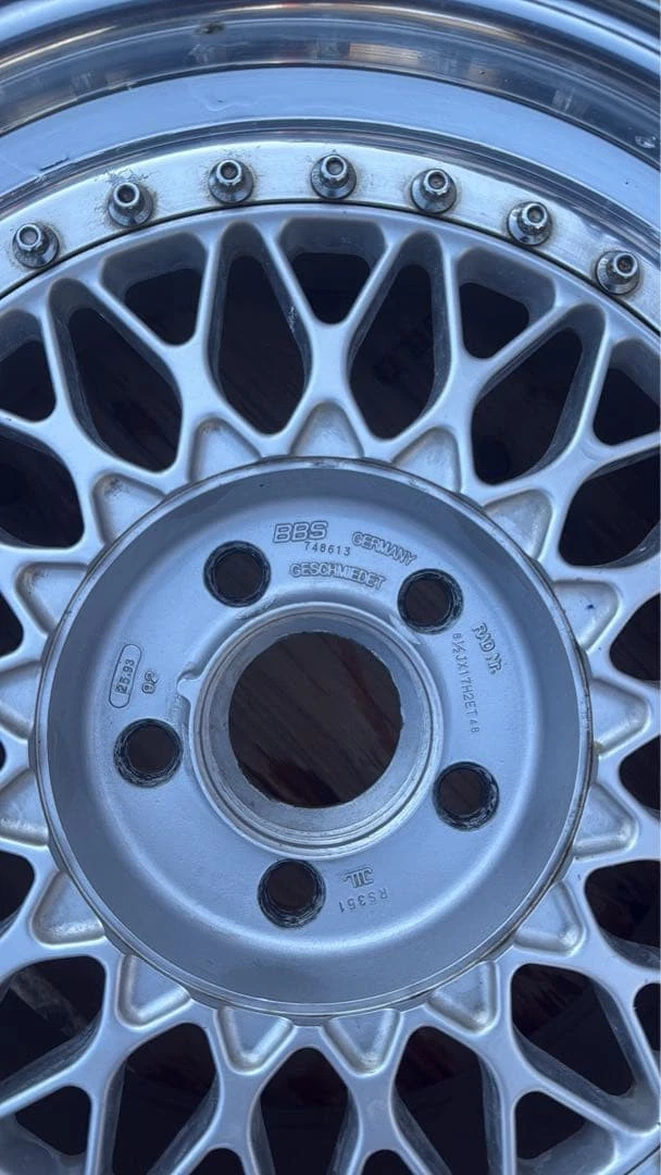 JDM BBS RS 178J +48 5-hole 4-book set No Tires - Image 11