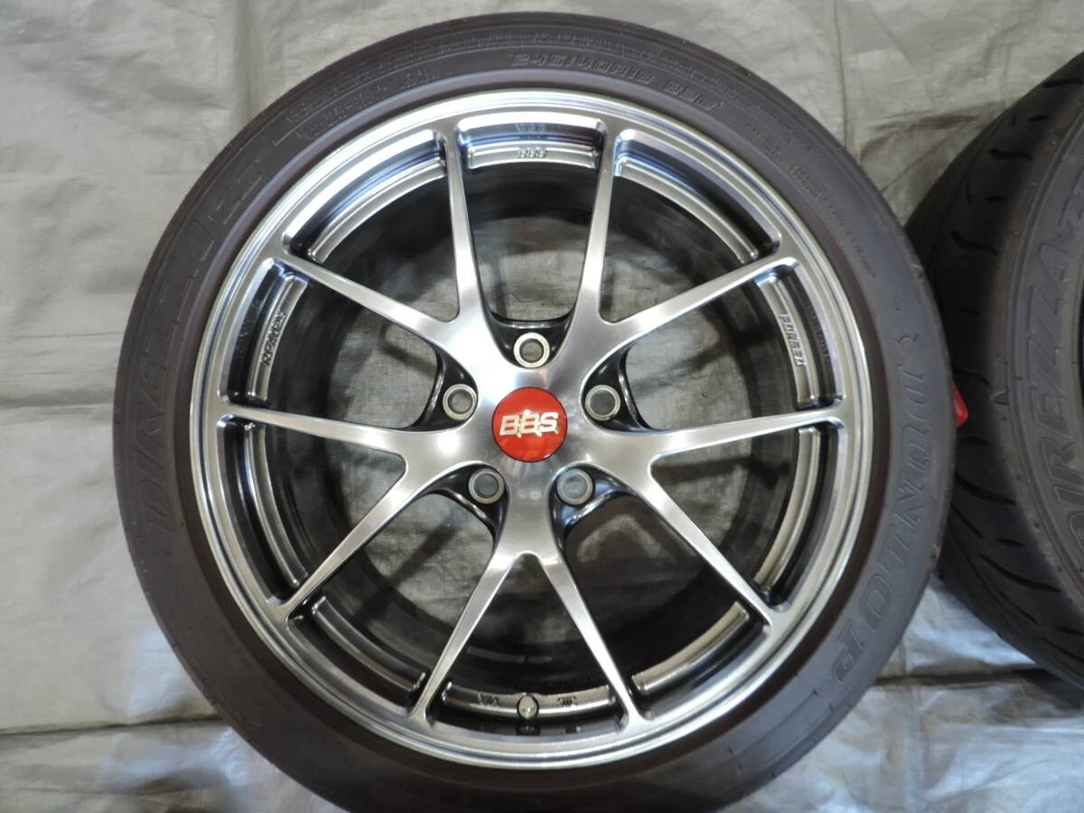 JDM Used BBS RI-A 025 wheels 189J+50 offset 5x120 bolt pattern Dunlop No Tires - Image 6