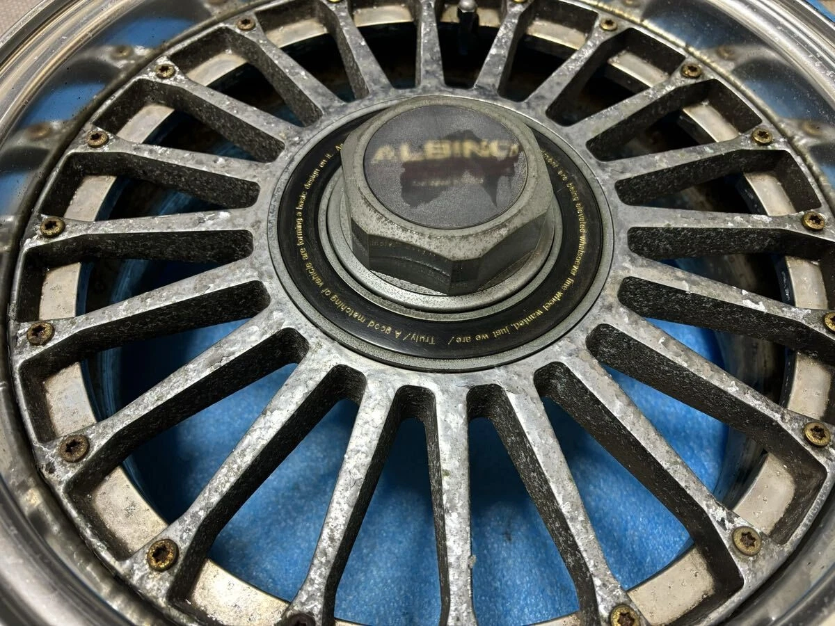 JDM Rare Weds ALBINO deep rim 1515X6.5JJ +16 PCD 114.3/4H used 4Book o No Tires - Image 6