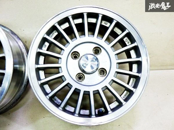 JDM Genuine Nissan DR30 late model R30 Skyline standard wheels 4-wheel No Tires - Image 3