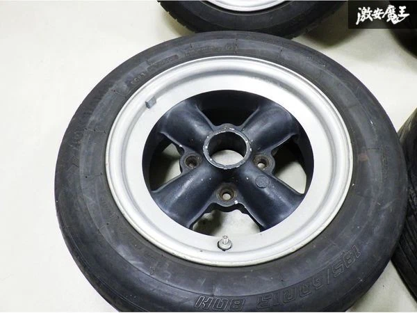 JDM Rare RS Watanabe 4S 4Book Spoke 136J +15 PCD114.3 4H 185/60R13 Tir No Tires - Image 5