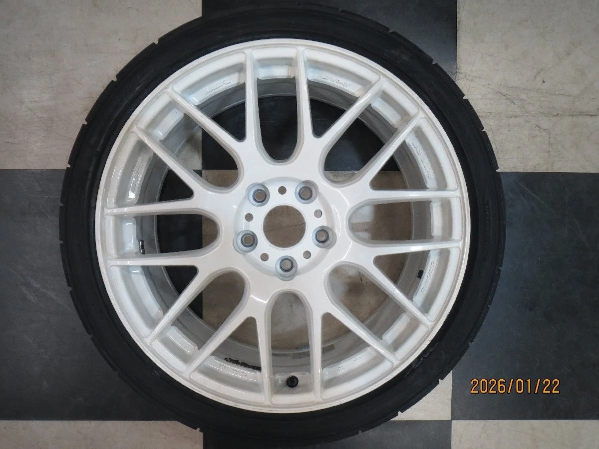 JDM WORK EMOTION M8R 18JZX100 JZX110 Skyline 8.5J +38 / 9.5J +38 5H114 No Tires - Image 3