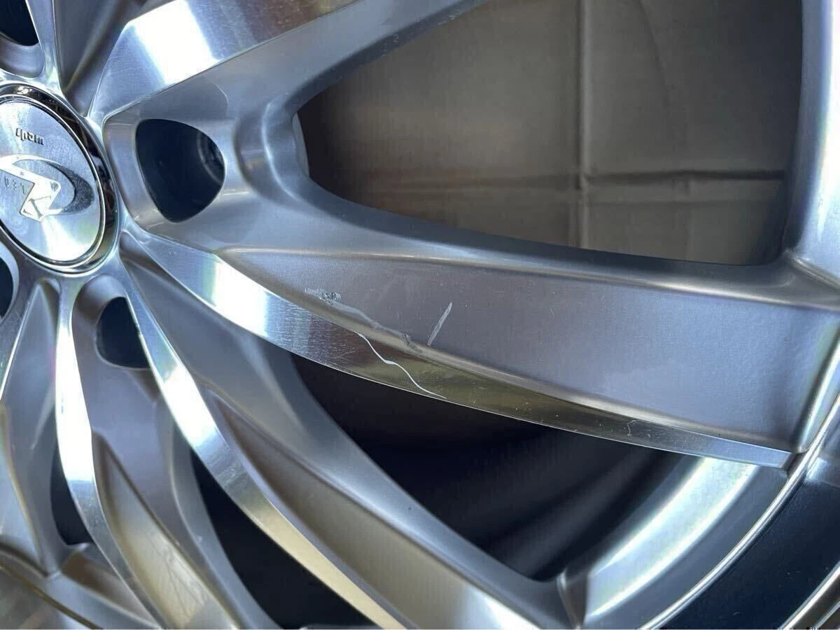 JDM Weds LEONIS 19 Hyper Silver Mirror Cut Aluminum Wheels 4Book 5-114 No Tires - Image 7