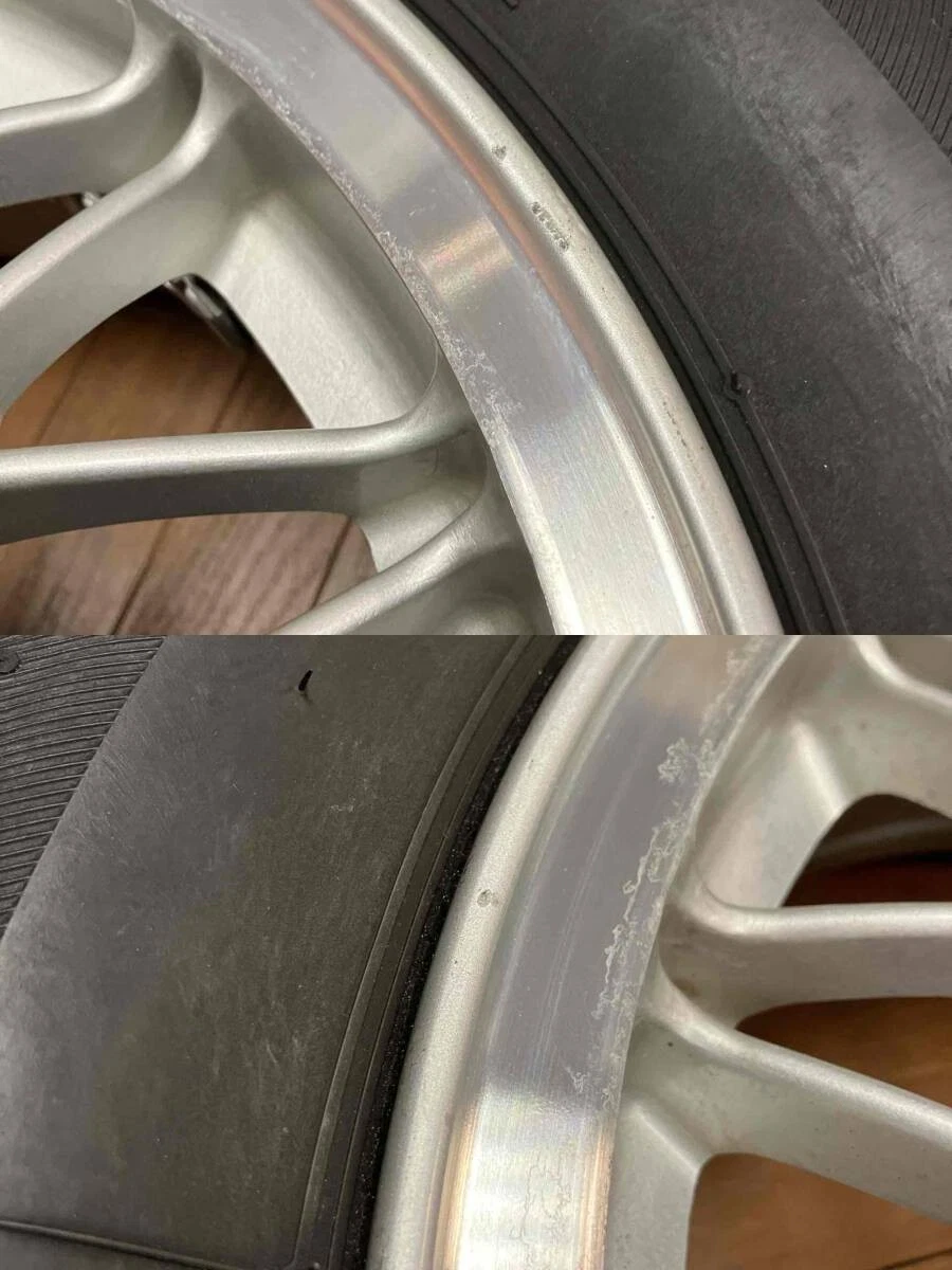 JDM SUBARU STI genuine BBS forging 15-inch wheels 6J+55 5H100 Bridgest No Tires - Image 7