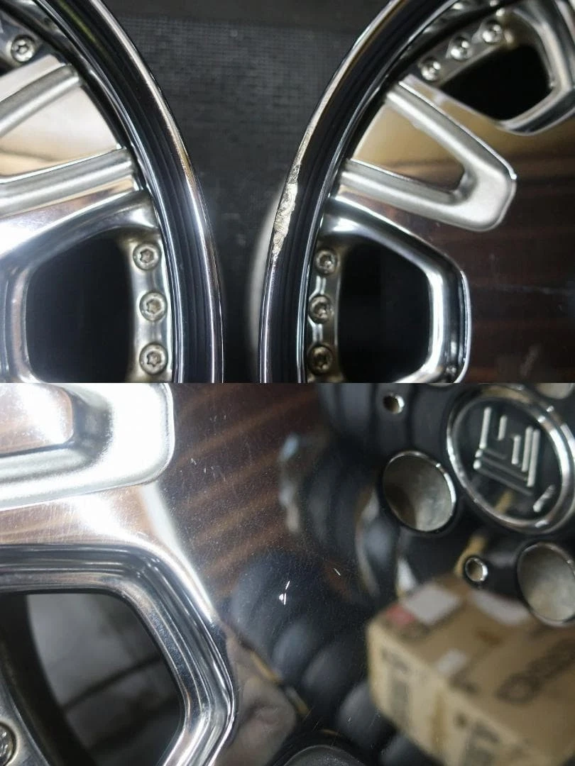 JDM WORK LS507 198.5J +45 9.5J +52 4Book Plated No Tires - Image 7