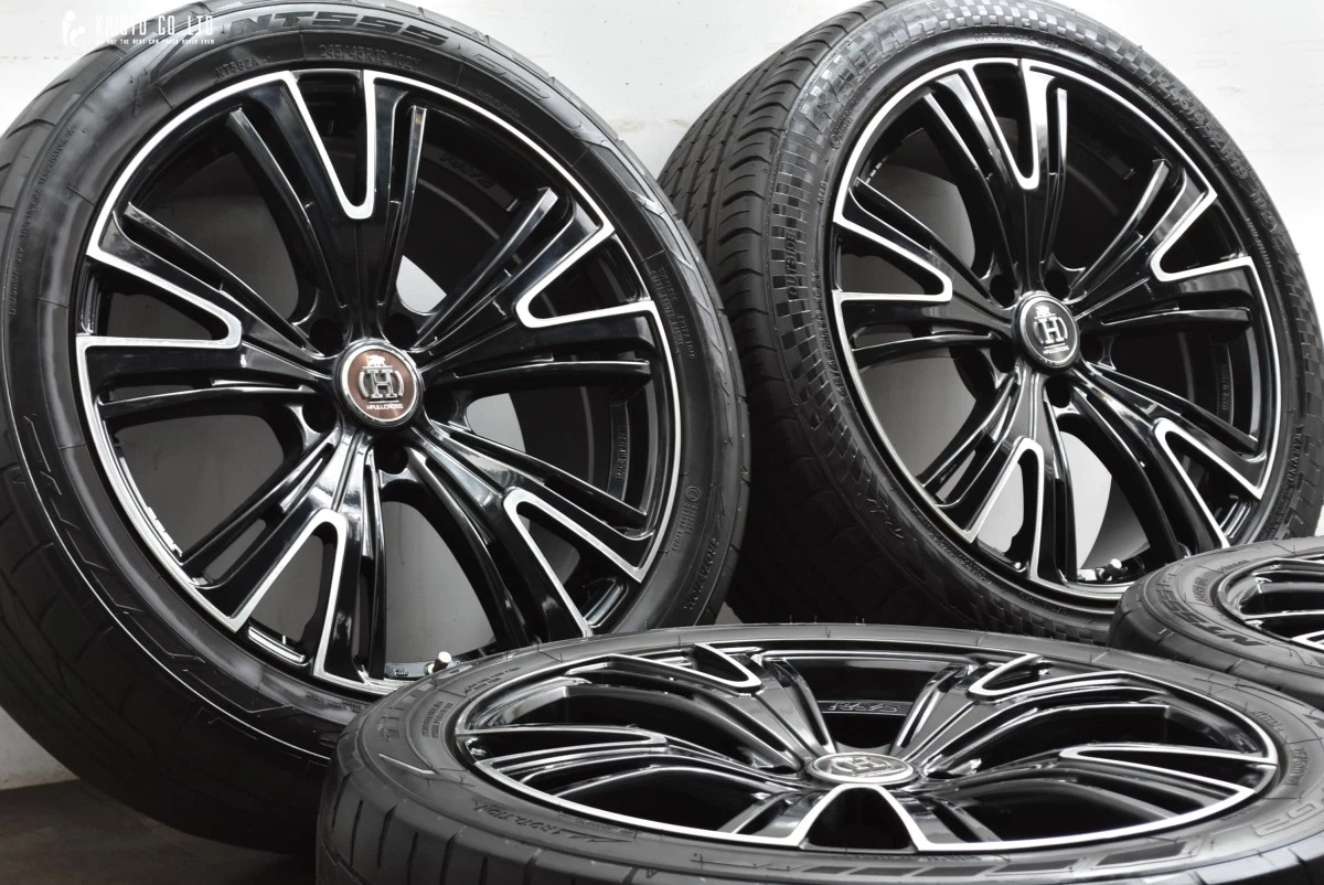 JDM Custom RAYS Full Black Tires Black Sussley Cars 19-inch 8J +38 PCD No Tires - Image 2