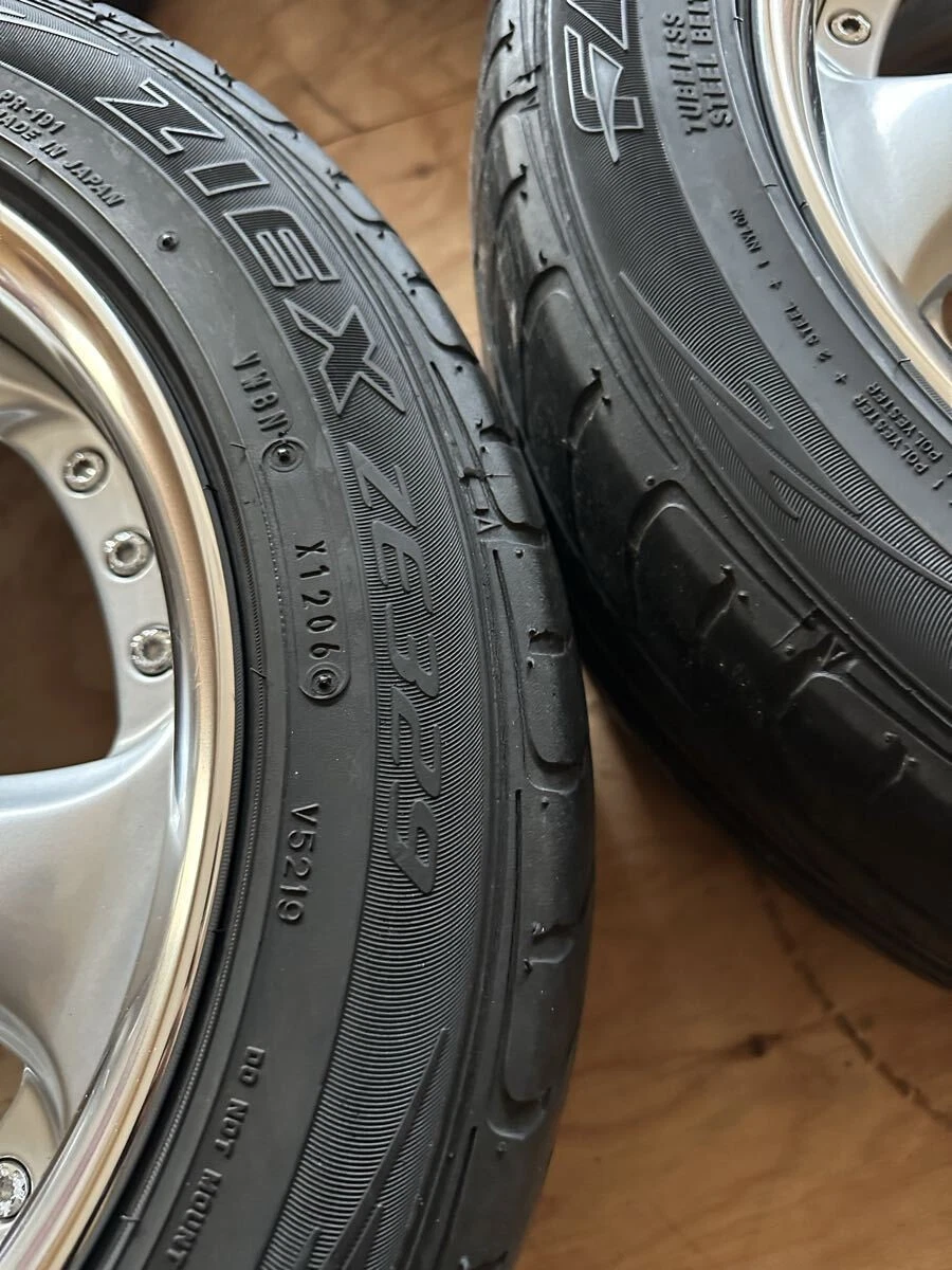 JDM WORK VS-KF 15-inch 6.5j+32 PCD100 4H JDM work vskf 4-book set rare No Tires - Image 9