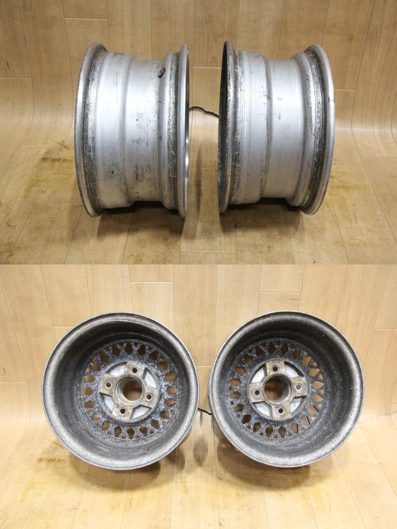 JDM B744 Deep Rim Out of Production Rare Mesh Old Car RAYS VOLK-2 VOLK No Tires - Image 10