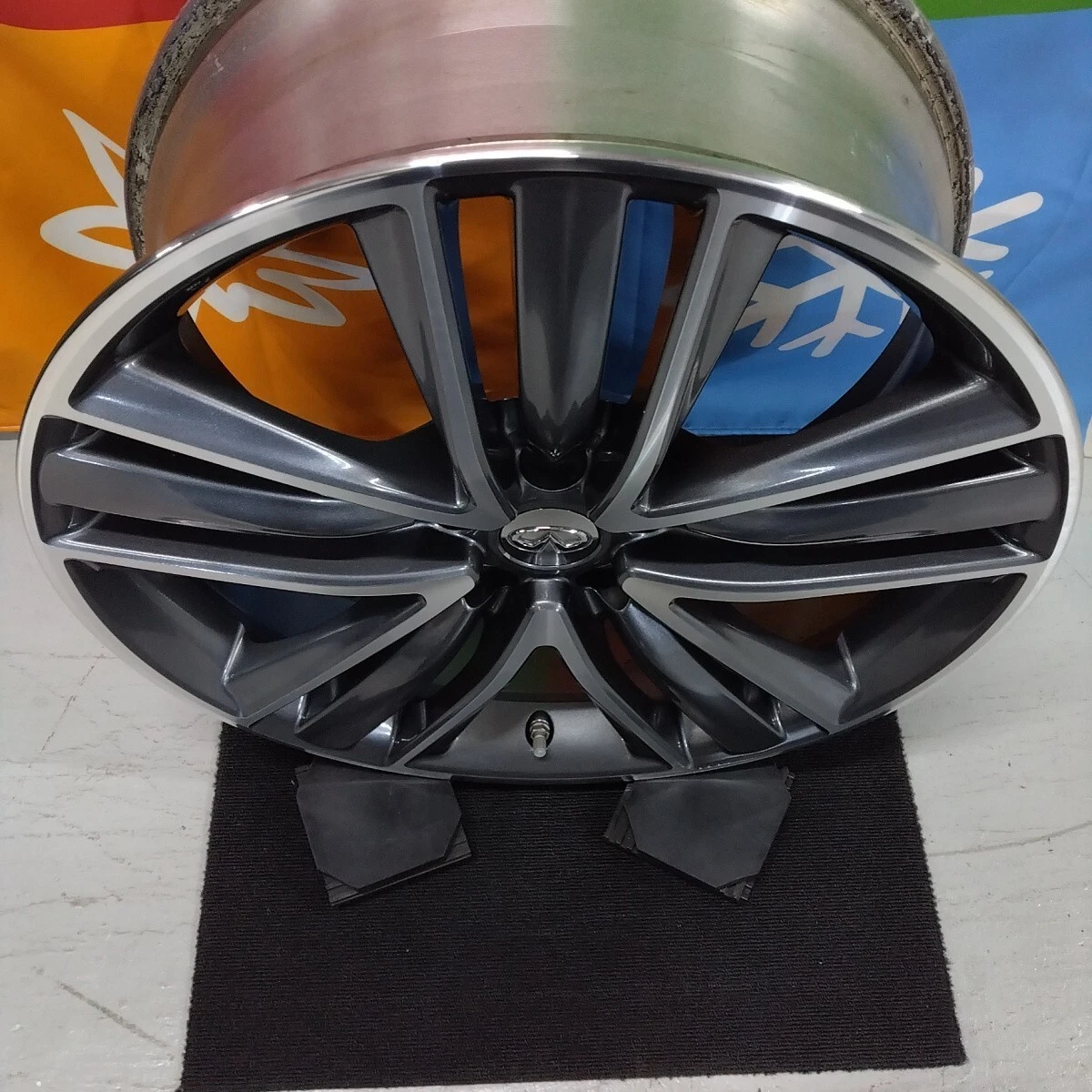 JDM Winter Set NISSAN Nissan V37 Skyline type SP Genuine 8.5J +50 1 No Tires - Image 3