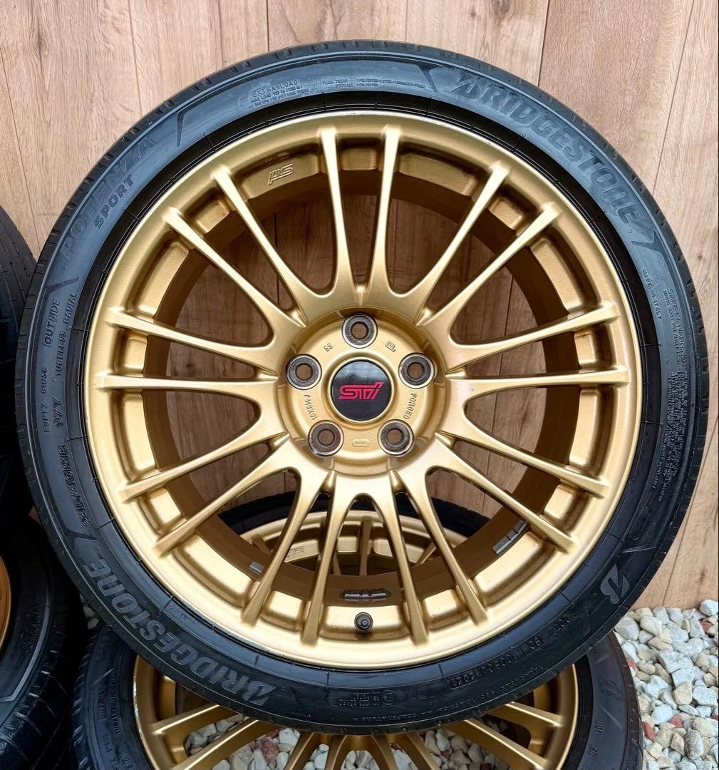 JDM BBSforgingsubaru WRX STI genuine 188.5JPCD114.3 No Tires - Image 3