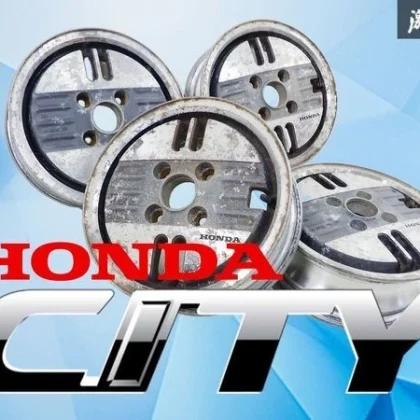 JDM Rare no distortion Genuine Honda EAA City R Wheels 124J +35 4-hole No Tires