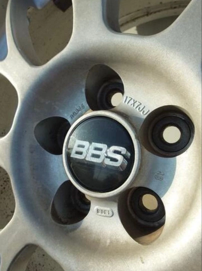 JDM Subaru genuine BBS 17-inch forged aluminum wheels No Tires - Image 2