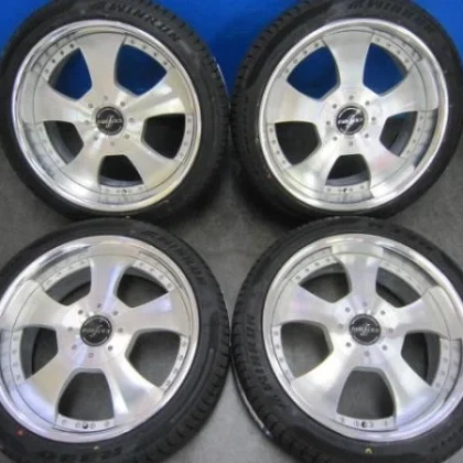 JDM FABULOUS PROFOUND 45D 9.5J 8.5J +42 2025 Tire 245/40R19 98W Celsio No Tires