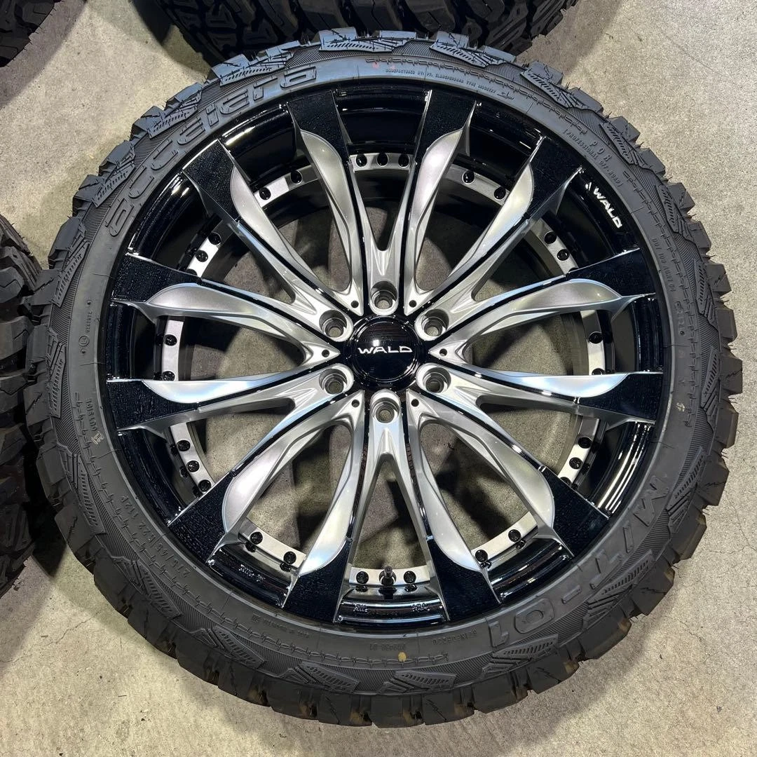 JDM WALD Jarrett J11C 22" Tire & Wheel Set of 4 970cc No Tires - Image 4