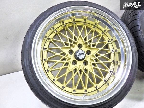 JDM SSR Formula Mesh Deep Rim 199.5J +0 10.5J -08 PCD114.3 5-Lug Wheel No Tires - Image 2